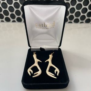 Catbird NYC Antler Earrings